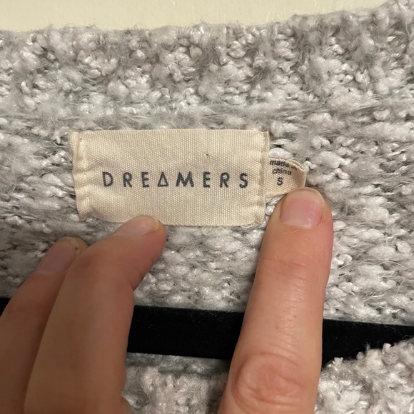 Dreamers Women's‎ Light Gray Knit Sweater size small - Picture 2 of 7